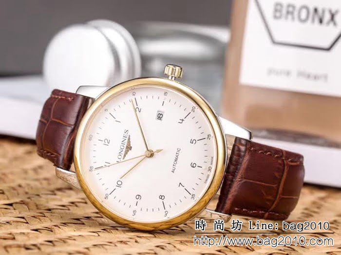 LONGINES浪琴 經典大三針 全自動機械 精品男士腕表 WSS0859